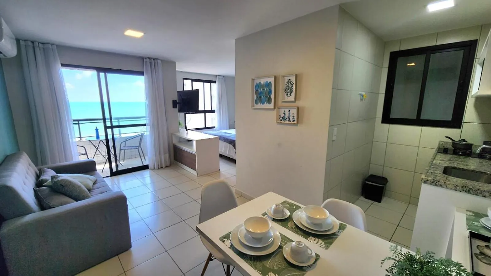 Linda Vista Mar Praia De Pontanegra ناتال شقة